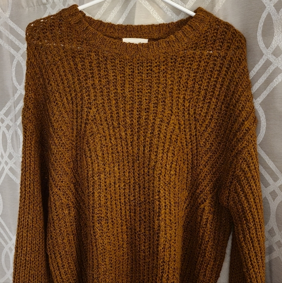 Rust Chunky Knit Sweater - Picture 2 of 3